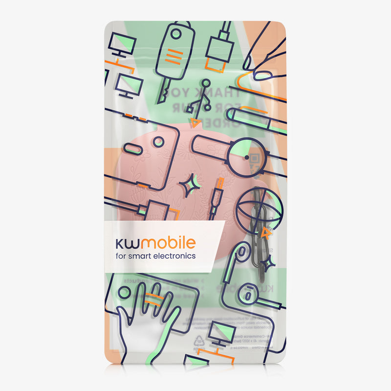 kwmobile Silikon Case für Samsung Galaxy Buds FE Hülle - Kopfhörer Schutzhülle mit Karabiner