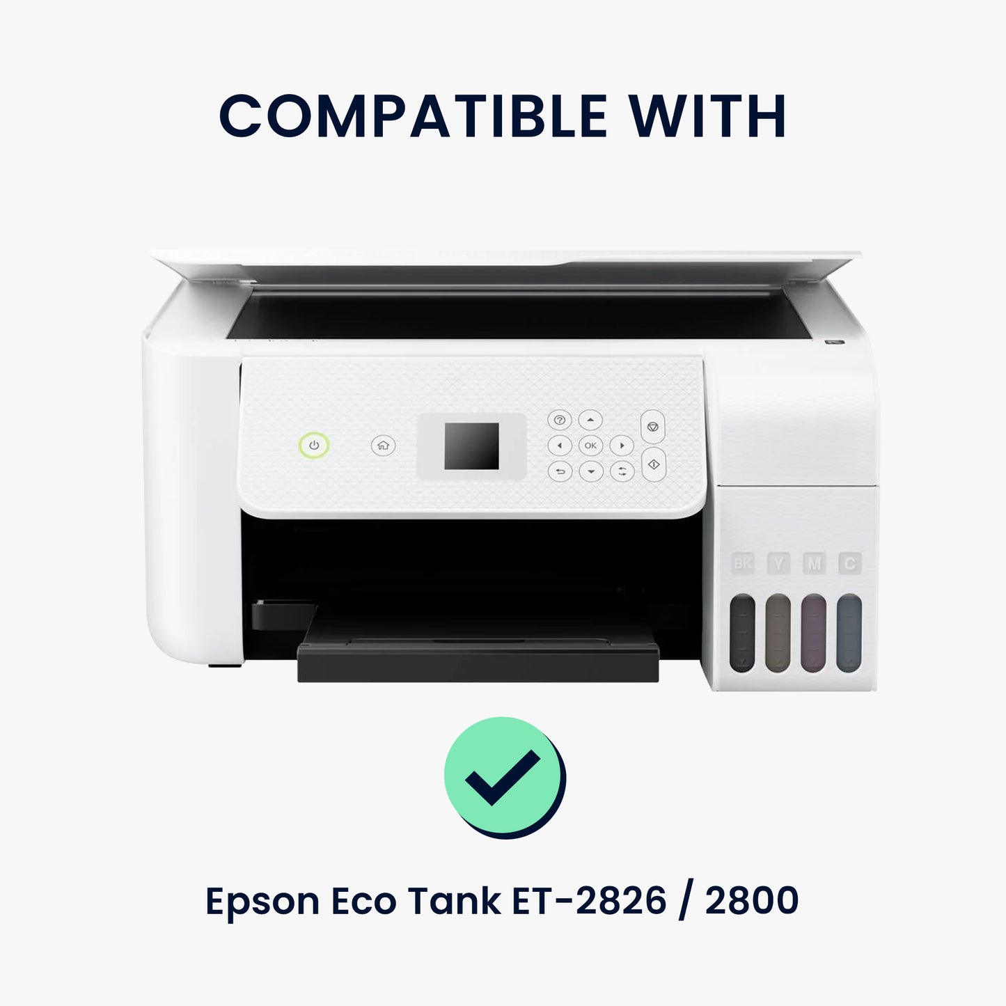 kwmobile Cover kompatibel mit Epson Eco Tank ET-2826 / 2800 Hülle - Tasche für Drucker - Staubschutzhülle Schutzhaube Schutzhülle