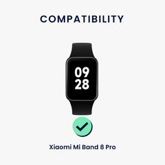 kwmobile Uhrenarmband für Xiaomi Mi Band 8 Pro Armband - Fitnesstracker Band Set aus Silikon - Ersatzarmband Smartwatch