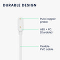 kwmobile Smartwatch Ladekabel für Samsung Galaxy Fit 3 USB-C Ladekabel für Smartwatch - Smart Watch Aufladekabel - Fitnesstracker Ersatzkabel
