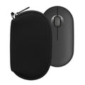 kwmobile Hülle für Logitech Pebble Mouse 2 M350s / M350 Hülle - Mouse Case - Neopren Tasche - Schutzhülle für PC Maus - Transporttasche Zubehör - Schwarz Schwarz  