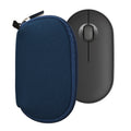 kwmobile Hülle für Logitech Pebble Mouse 2 M350s / M350 Hülle - Mouse Case - Neopren Tasche - Schutzhülle für PC Maus - Transporttasche Zubehör - Marineblau Marineblau  