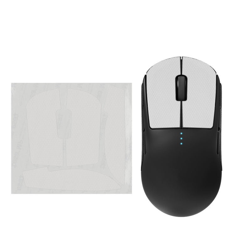 kwmobile Gaming Maus Grip Tape für Logitech G Pro Wireless 1 Mouse Grip Tape - Rutschfestes Griffband für PC Maus - Weiß Weiß  