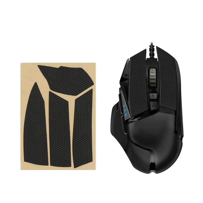 kwmobile Gaming Maus Grip Tape für Logitech G502 Mouse Grip Tape - Rutschfestes Griffband für PC Maus - Schwarz Schwarz  