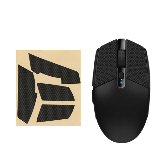 kwmobile Gaming Maus Grip Tape für Logitech G102 / G304 Mouse Grip Tape - Rutschfestes Griffband für PC Maus - Schwarz Schwarz  