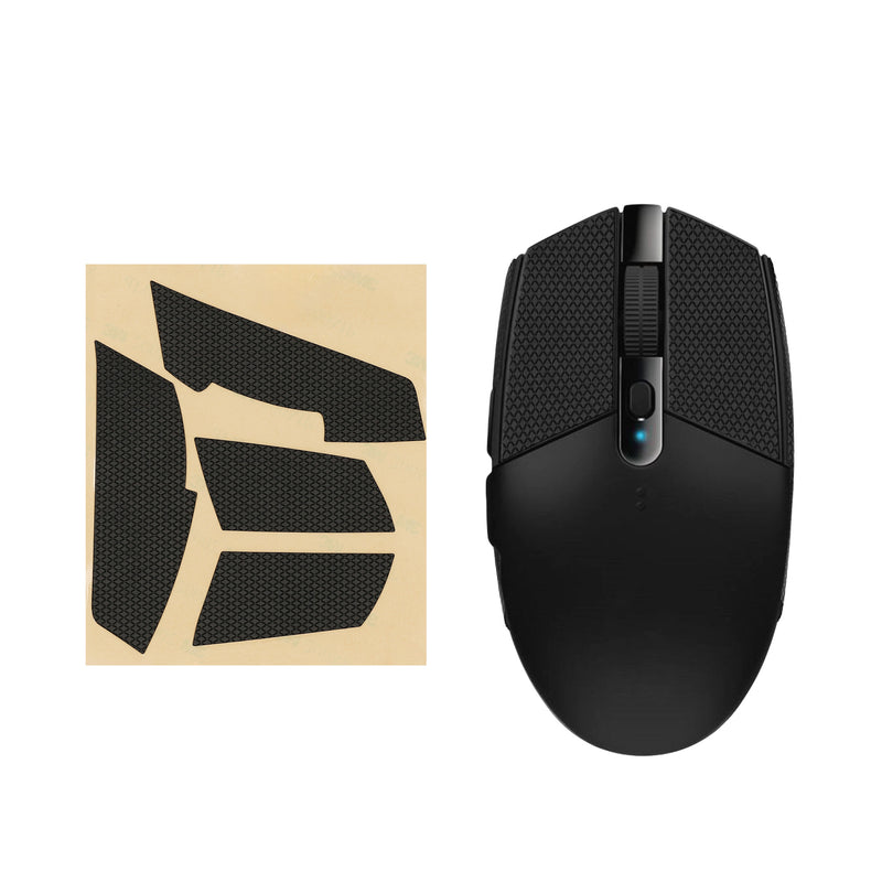 kwmobile Gaming Maus Grip Tape für Logitech G102 / G304 Mouse Grip Tape - Rutschfestes Griffband für PC Maus - Schwarz Schwarz  