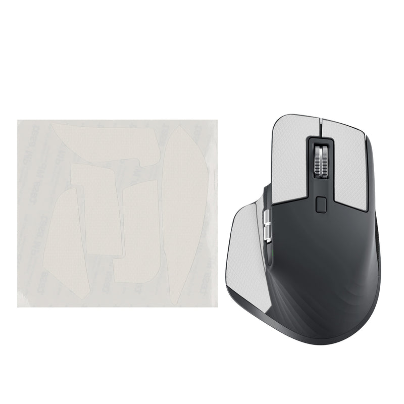 kwmobile Gaming Maus Grip Tape für Logitech MX Master 3S Mouse Grip Tape - Rutschfestes Griffband für PC Maus - Weiß Weiß  