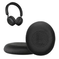 kwmobile 2x Ohr Polster für Jabra Jabra Elite 45h / Evolve2 65 / Evolve2 40 Ohrpolster - Ersatz Ohrpolster - Kopfhörer Ersatzteile - Kopfhörer Ersatzpolster für Over Ear Headphones Schwarz  