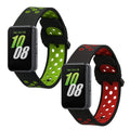 kwmobile Uhrenarmband für Samsung Galaxy Fit 3 Armband - Fitnesstracker Band Set aus Silikon - Ersatzarmband Smartwatch