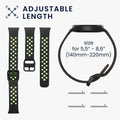 kwmobile Uhrenarmband für Samsung Galaxy Fit 3 Armband - Fitnesstracker Band Set aus Silikon - Ersatzarmband Smartwatch