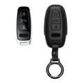 kwmobile Schlüsselhülle für Audi A6 A7 A8 Q7 Q8 3-Tasten Autoschlüssel Keyless Hülle - Autoschlüssel Schlüssel Hülle - Schlüsselcover Schlüsselschutz