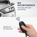 kwmobile Schlüsselhülle für Audi A6 A7 A8 Q7 Q8 3-Tasten Autoschlüssel Keyless Hülle - Autoschlüssel Schlüssel Hülle - Schlüsselcover Schlüsselschutz