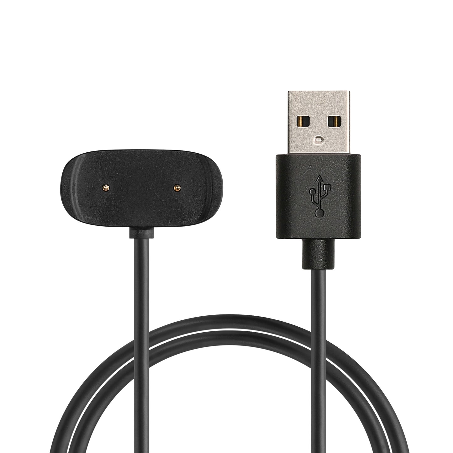 kwmobile Smartwatch Ladekabel für Huawei Amazfit Bip 5 / GTR Mini / Amazfit Active / Active Edge USB Ladekabel für Smartwatch - Smart Watch Aufladekabel - Fitnesstracker Ersatzkabel - Schwarz Schwarz  