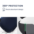 kwmobile Schutzhülle für Anker Soundcore Sport X20 Hülle - TPU Case für Kopfhörer Ladecase - stoßfestes Cover mit Karabiner