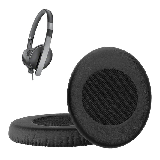 kwmobile 2x Ohr Polster für Sennheiser HD2.01 / HD2.20S / HD2.30I / HD2.30G Ohrpolster - Ersatz Ohrpolster - Kopfhörer Ersatzteile - Kopfhörer Ersatzpolster für Over Ear Headphones Schwarz  