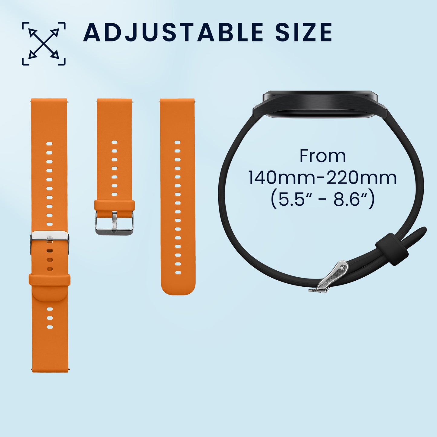 kwmobile Uhrenarmband für CMF Watch Pro 2 / Watch Pro 1 Armband - Fitnesstracker Band Set Ersatzarmband Smartwatch