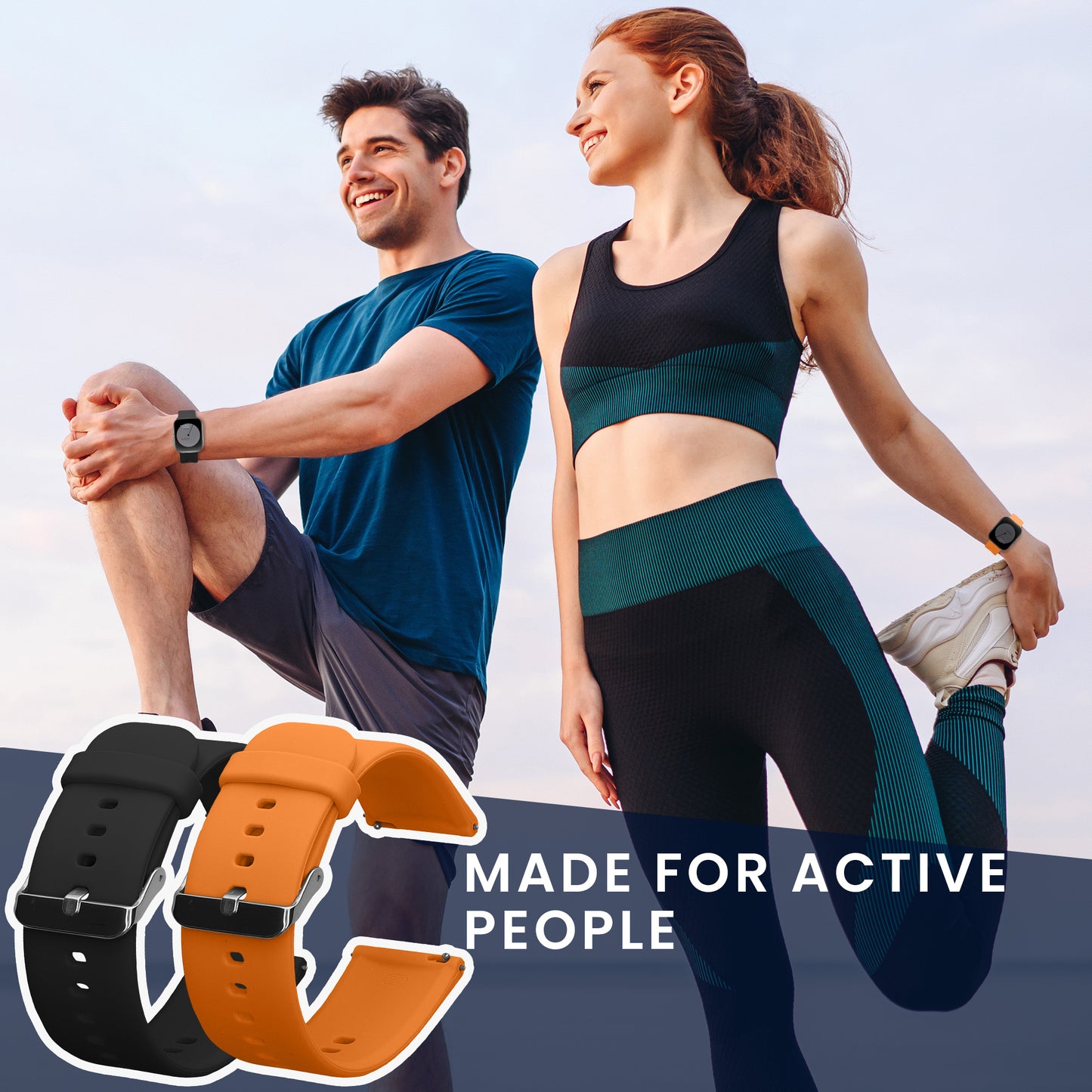 kwmobile Uhrenarmband für CMF Watch Pro 2 / Watch Pro 1 Armband - Fitnesstracker Band Set Ersatzarmband Smartwatch