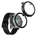 kwmobile 2x Glas Hülle für Suunto Race S Schutzhülle - Fullbody Fitnesstracker Case Set aus Glas - Transparent Schwarz Transparent  [dsg02]