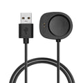 kwmobile Smartwatch Ladekabel für Huami Amazfit Balance A2286 / Balance 2 A2429 / T-Rex 3 / Helio Strap USB Ladekabel für Smartwatch - Smart Watch Aufladekabel - Fitnesstracker Ersatzkabel - Schwarz Schwarz  