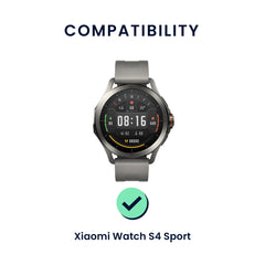 kwmobile Uhrenarmband für Xiaomi Watch S4 / S4 Sport / S3 / S2 / Watch S1 Active / Watch 5 Active Armband