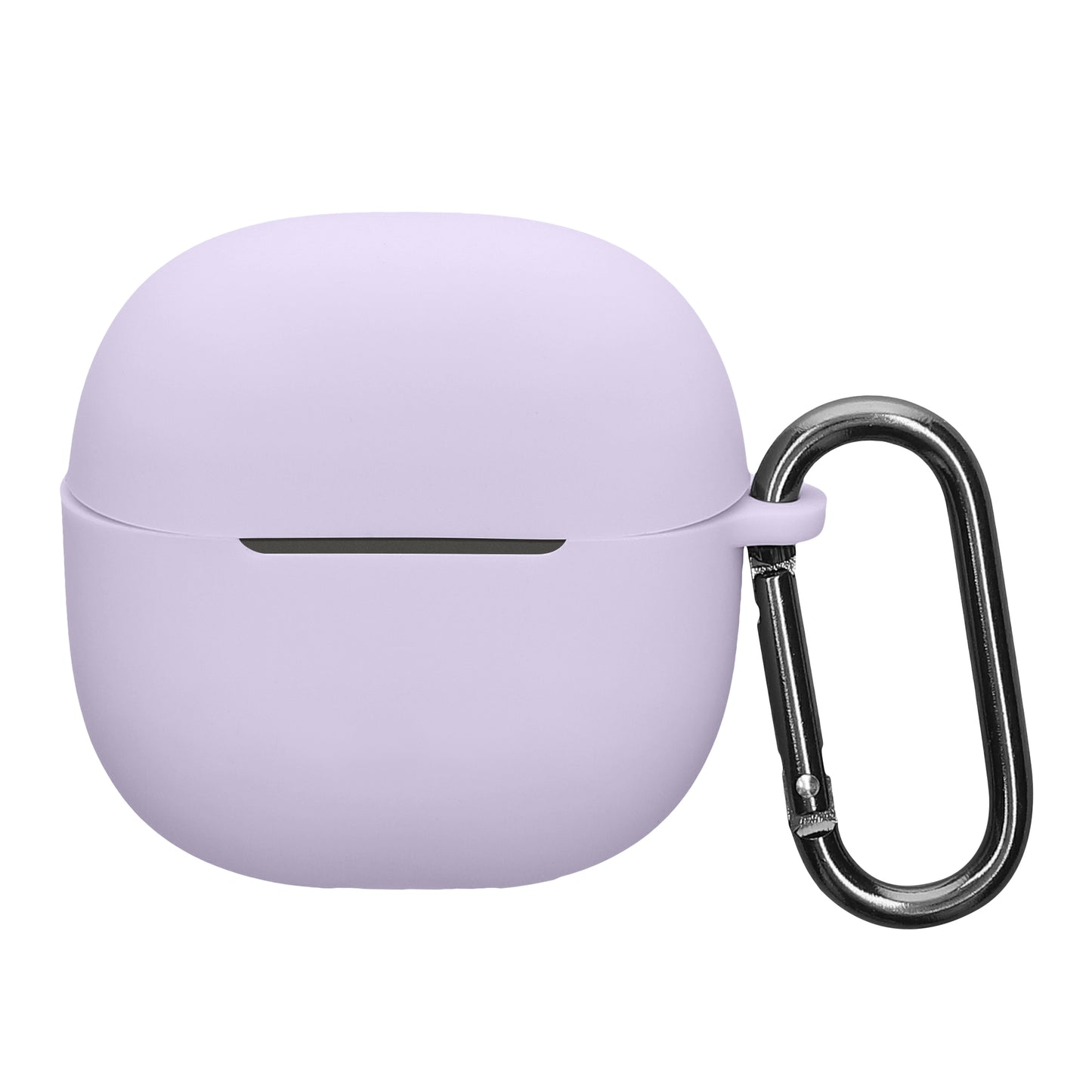 kwmobile Schutzhülle für Xiaomi Redmi Buds 6 Lite Hülle - TPU Silikon Case für Kopfhörer Ladecase - stoßfestes Cover mit Karabiner - Lavendel Lavendel  