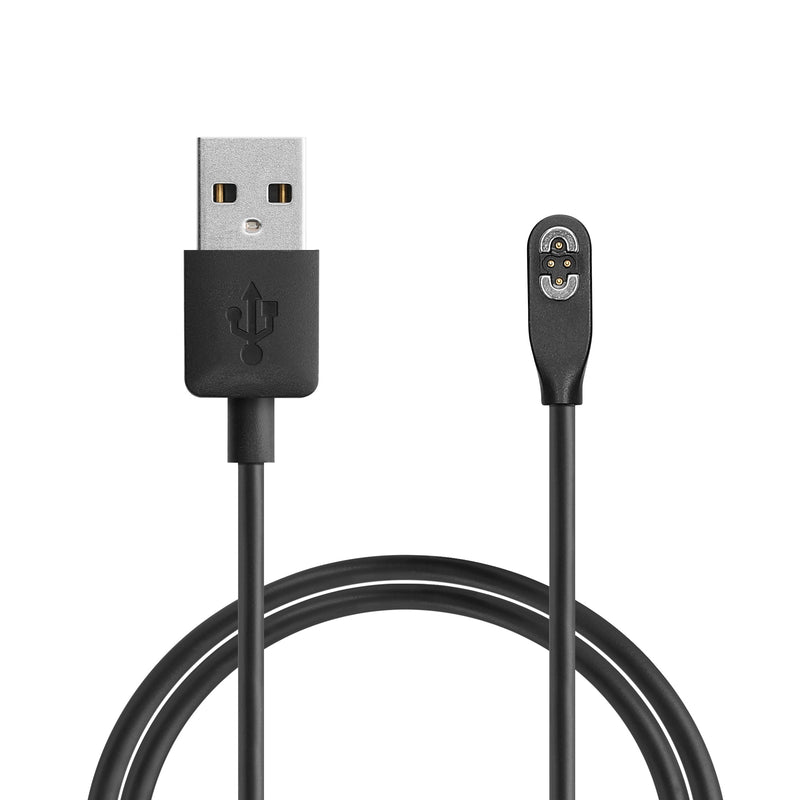 kwmobile Smartwatch Ladekabel für AfterShokz OpenSwim Pro S710 USB Ladekabel für Smartwatch - Smart Watch Aufladekabel - Fitnesstracker Ersatzkabel - Schwarz Schwarz  