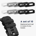kwmobile Smart Watch Band Halterung für 24mm Smartwatch Strap Armbandhalterung Bandschlaufe für Fitness Tracker und Smart Uhr