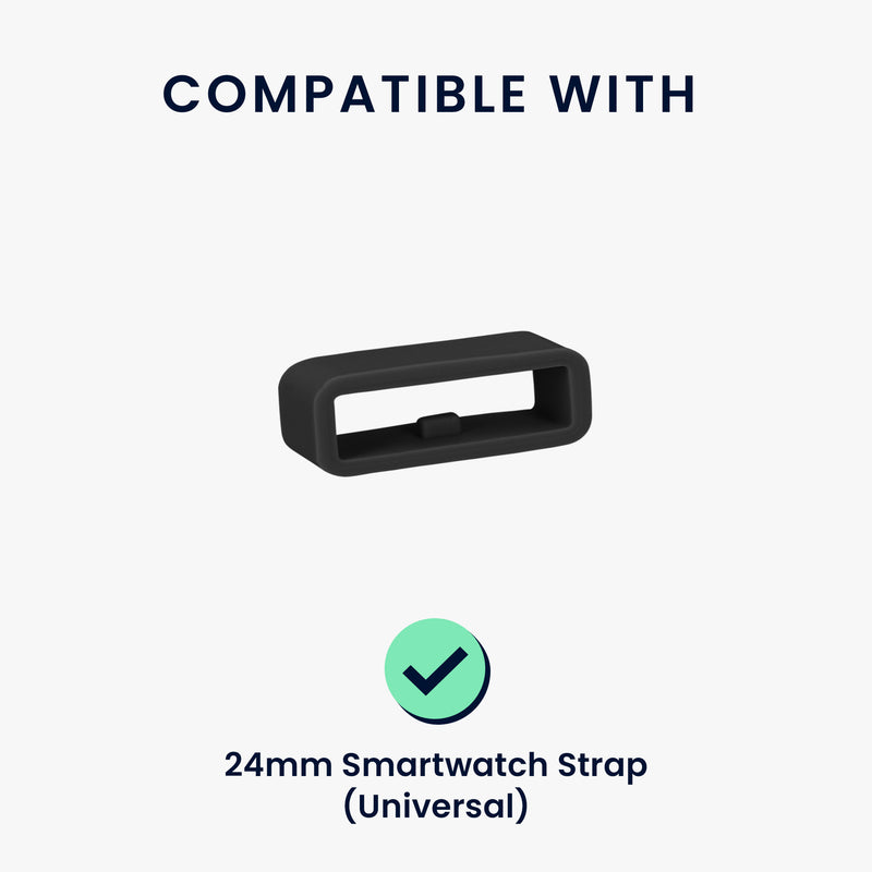 kwmobile Smart Watch Band Halterung für 24mm Smartwatch Strap (Universal) Armbandhalterung für Fitness Tracker und Smart Uhr