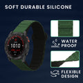 kwmobile Ersatzarmband kompatibel mit Garmin Fenix 8 51mm / Enduro 3 / Fenix 7X / 7X Pro / Instinct 2X Armband - Fitnesstracker Band mit Magnetverschluss