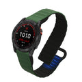 kwmobile Ersatzarmband kompatibel mit Garmin Fenix 8 51mm / Enduro 3 / Fenix 7X / 7X Pro / Instinct 2X Armband - Fitnesstracker Band mit Magnetverschluss