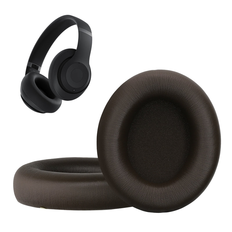 kwmobile 2x Ohr Polster für Beats Studio Pro Ohrpolster - Ersatz Ohrpolster - Kopfhörer Ersatzteile - Kopfhörer Ersatzpolster für Over Ear Headphones Braun  
