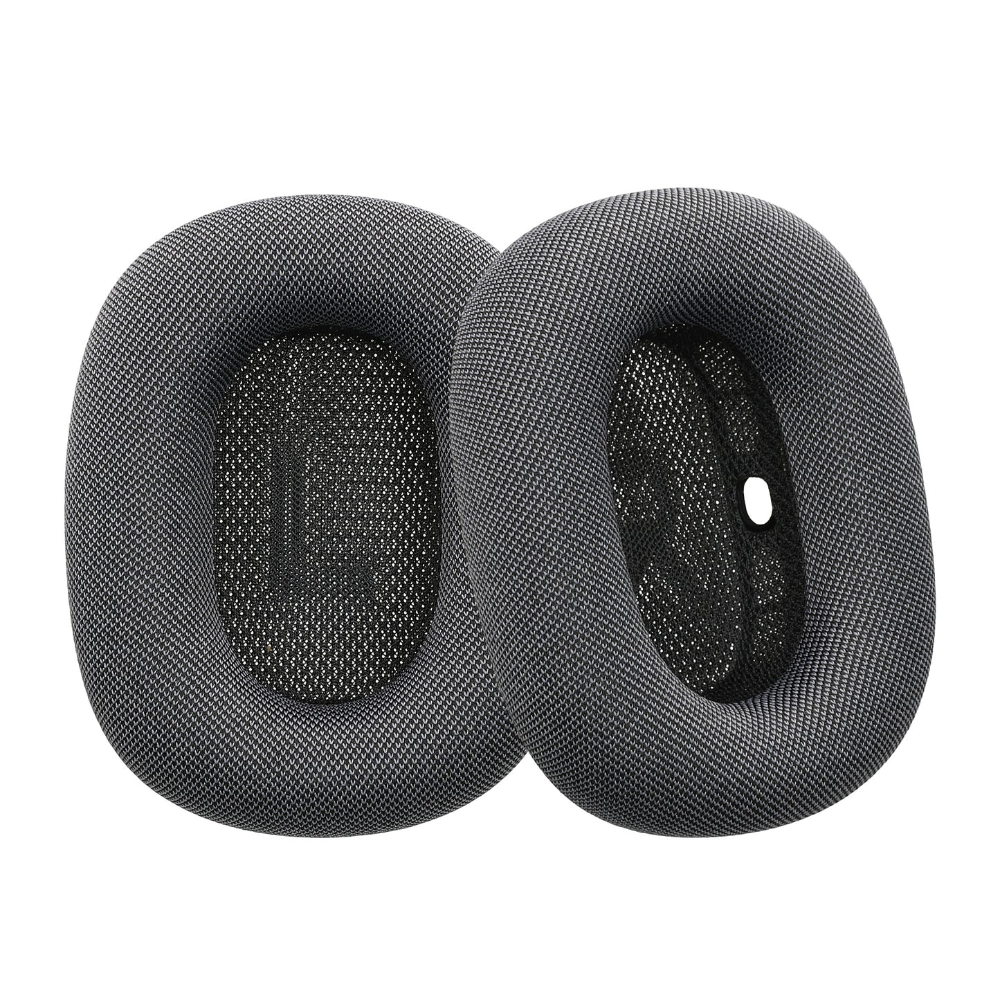 kwmobile 2x Ohrpolster für Apple AirPods Max / AirPods Max 2 Polster - Ersatz Kopfhörer Polster aus Mesh für Over Ear Headphones Dunkelgrau Dunkelgrau  