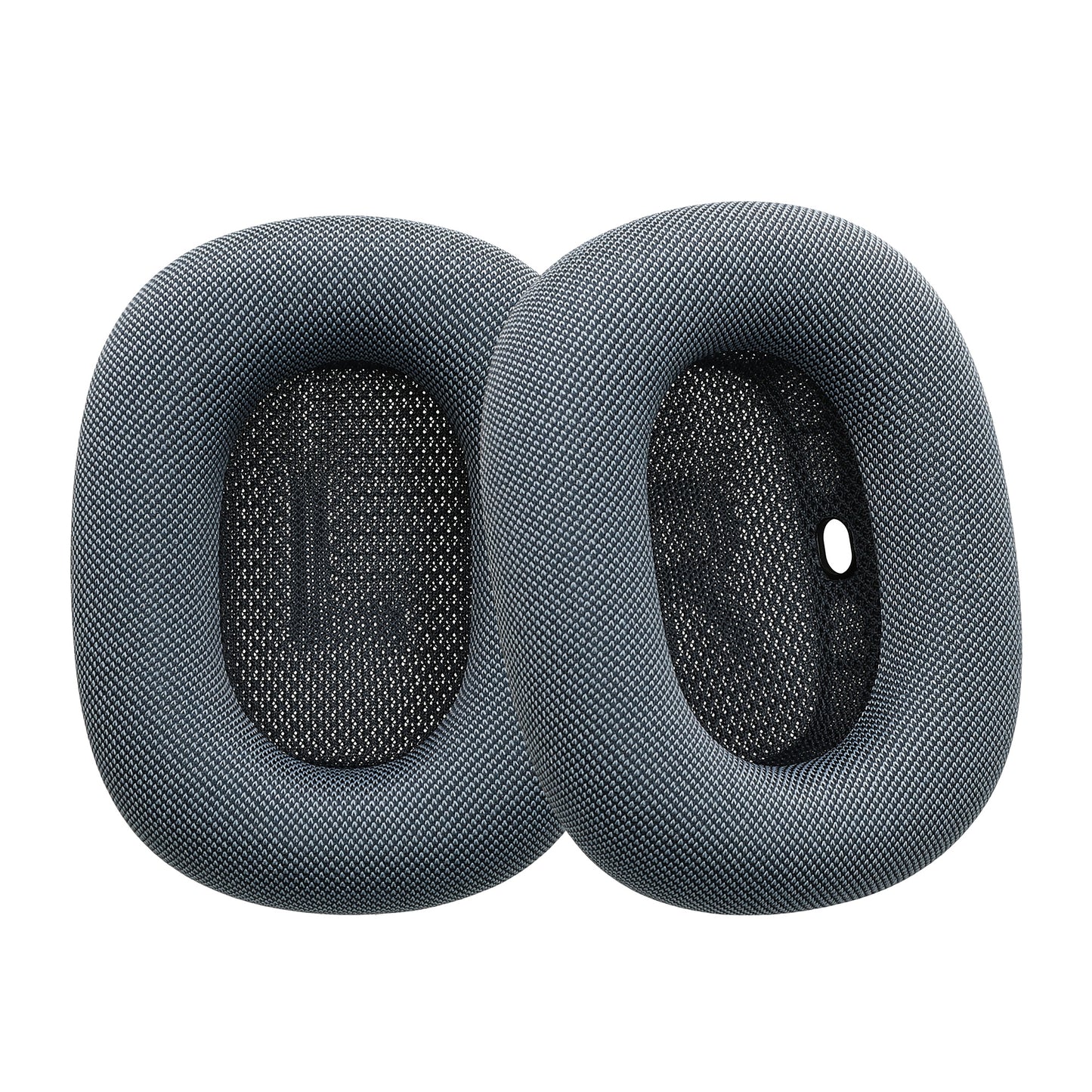 kwmobile 2x Ohrpolster für Apple AirPods Max / AirPods Max 2 Polster - Ersatz Kopfhörer Polster aus Mesh für Over Ear Headphones Blau Blau  