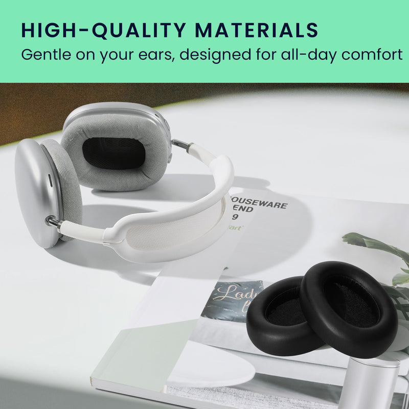 kwmobile Ohr Polster für EarFun Wave Pro Ohrpolster Ersatz Ohrpolster Kopfhörer Ersatzteile Kopfhörer Ersatzpolster Over Ear Headphones