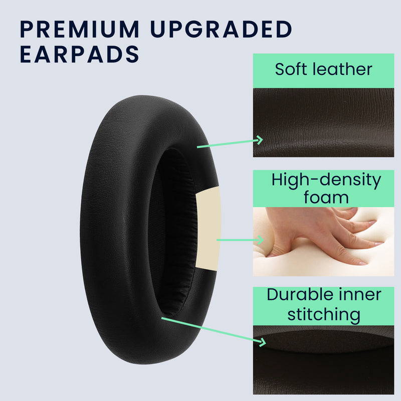 kwmobile Ohr Polster für EarFun Wave Pro Ohrpolster Ersatz Ohrpolster Kopfhörer Ersatzteile Kopfhörer Ersatzpolster Over Ear Headphones