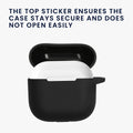 kwmobile Case Compatible with Apple AirPods 4 Headphones