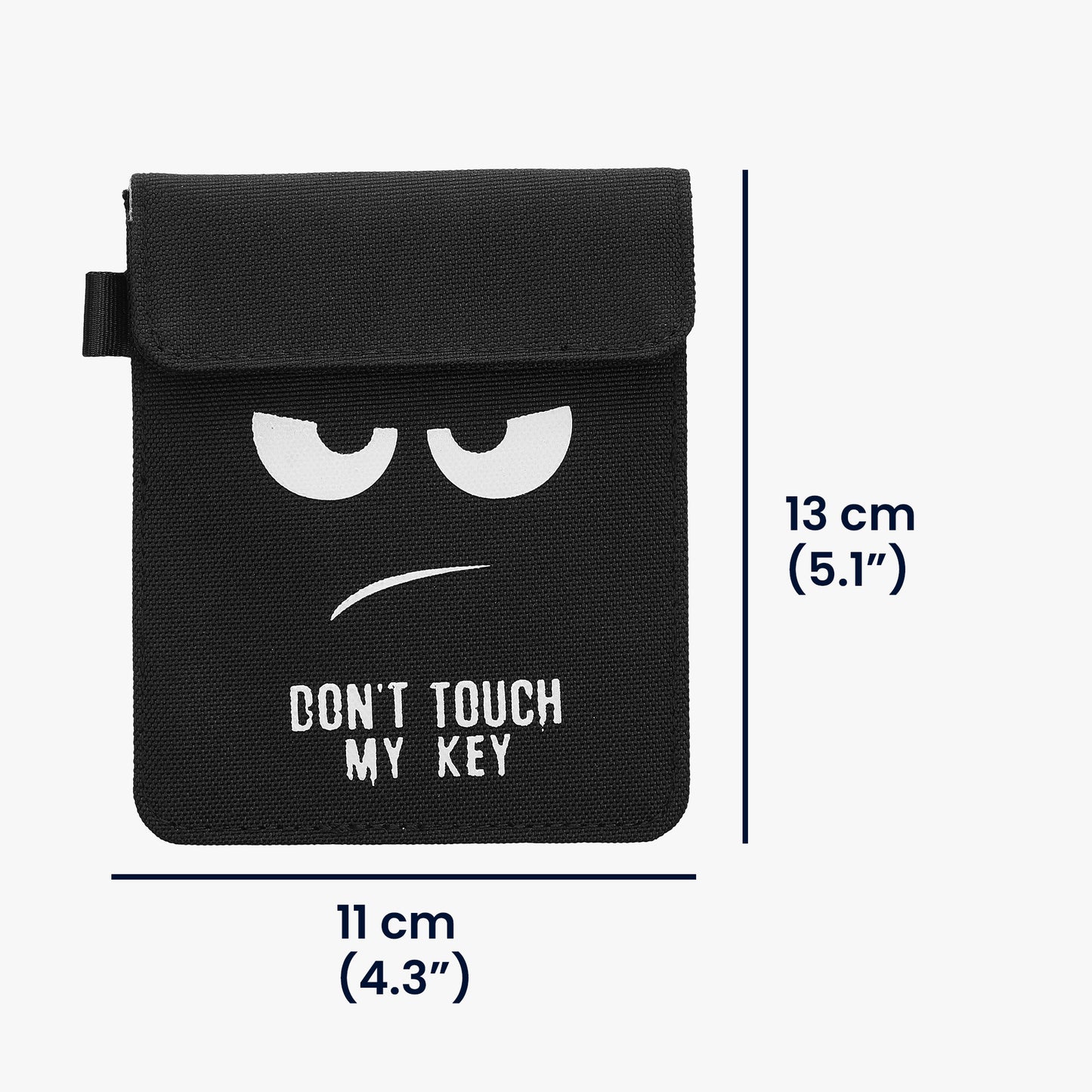 kwmobile Autoschlüssel Tasche kompatibel mit Autoschlüssel Schlüsselhülle - RFID Blocker Schlüssel Hülle aus Stoff