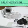 kwmobile Ohr Polster für Jabra Evolve 2 55 / Evlove 2 50 Ohrpolster - Ersatz Ohrpolster - Kopfhörer Ersatzteile - Kopfhörer Ersatzpolster für Over Ear Headphones