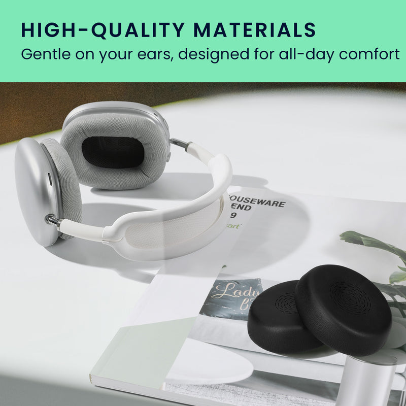 kwmobile Ohr Polster für Jabra Evolve 2 55 / Evlove 2 50 Ohrpolster - Ersatz Ohrpolster - Kopfhörer Ersatzteile - Kopfhörer Ersatzpolster für Over Ear Headphones