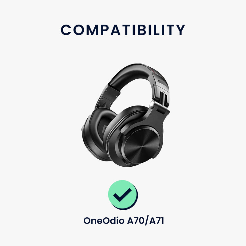 kwmobile Ohr Polster für OneOdio A70 / A71 - Ersatz Kopfhörer Ersatzteile Over Ear Headphones