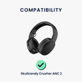 kwmobile Ohr Polster für Skullcandy Crusher ANC 2 Ohrpolster - Ersatz Ohrpolster - Kopfhörer Ersatzteile - Kopfhörer Ersatzpolster für Over Ear Headphones