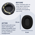 kwmobile Ohr Polster für Skullcandy Crusher ANC 2 Ohrpolster - Ersatz Ohrpolster - Kopfhörer Ersatzteile - Kopfhörer Ersatzpolster für Over Ear Headphones