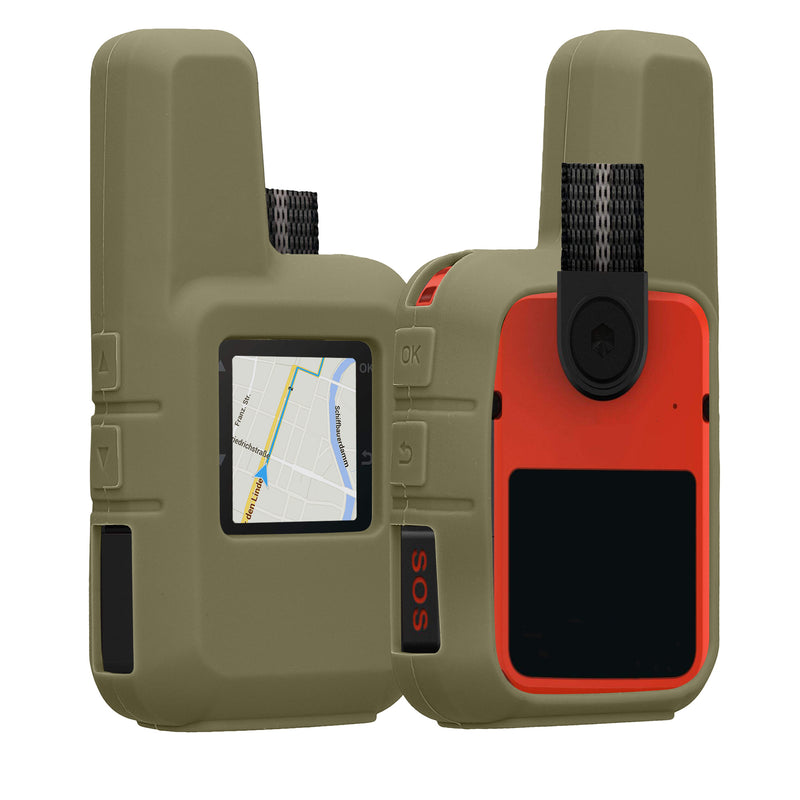 kwmobile Hülle für Garmin inReach Mini 2 Schutzhülle - Hülle für GPS Handgerät - Case in Grün Grün  