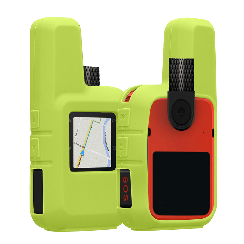 kwmobile Hülle für Garmin inReach Mini 2 Schutzhülle - Hülle für GPS Handgerät - Case in Neon Gelb Neon Gelb  