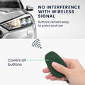 kwmobile Car Key Cover compatible with Opel 3-Button Smart Key Keyless Go Protective Case Cover