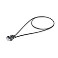 kwmobile Magnetisches Kopfhörer Halteband für Samsung Galaxy Buds 3 / Soundcore P20i / Wave Beam / Fun Air Pro 4 Zubehör - Headphones Anti Lost Gurt zum Joggen - 80cm Kopfhörer Halterung - Schwarz Schwarz  