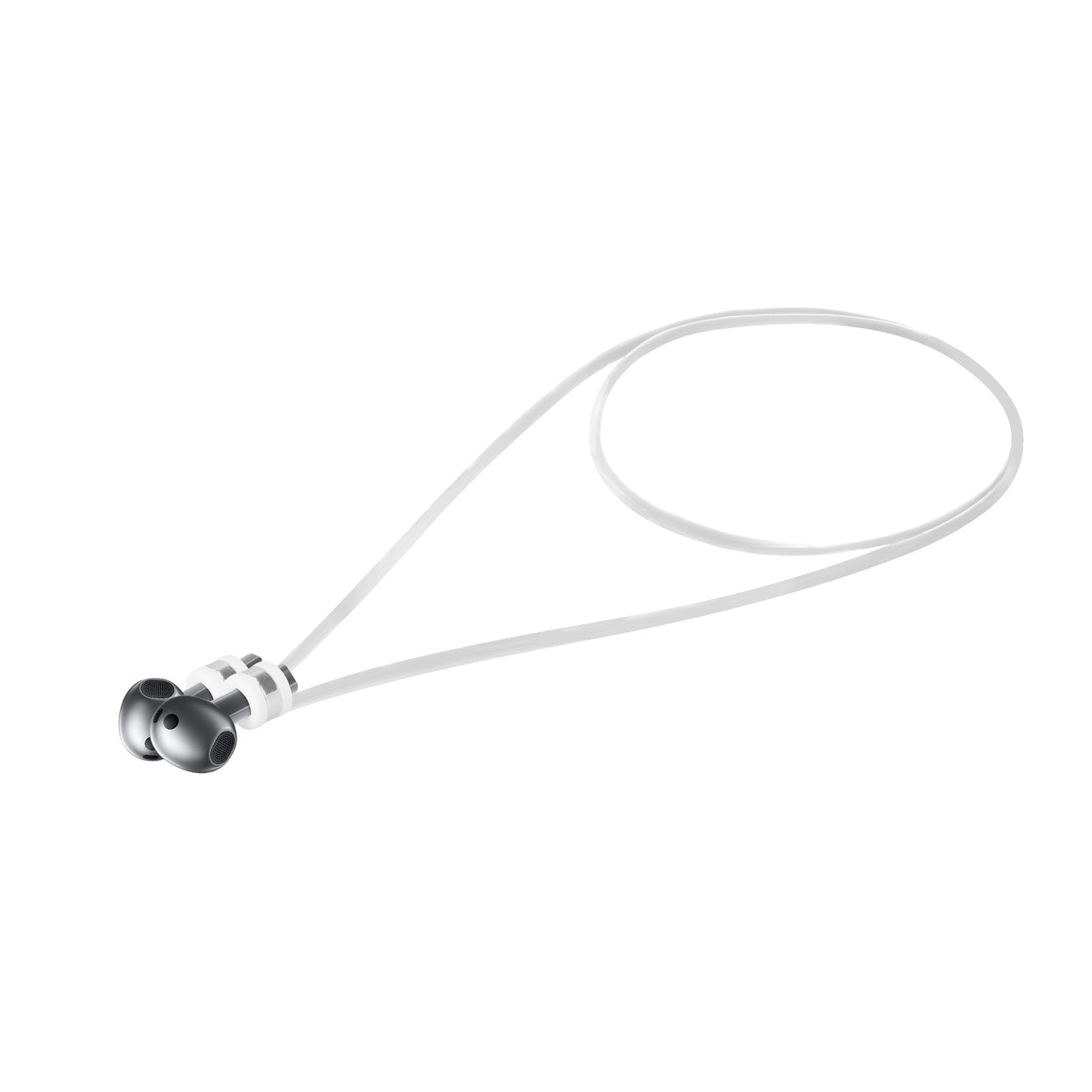 kwmobile Magnetisches Kopfhörer Halteband für Samsung Galaxy Buds 3 / Soundcore P20i / Wave Beam / Fun Air Pro 4 Zubehör - Headphones Anti Lost Gurt zum Joggen - 80cm Kopfhörer Halterung - Weiß Weiß  