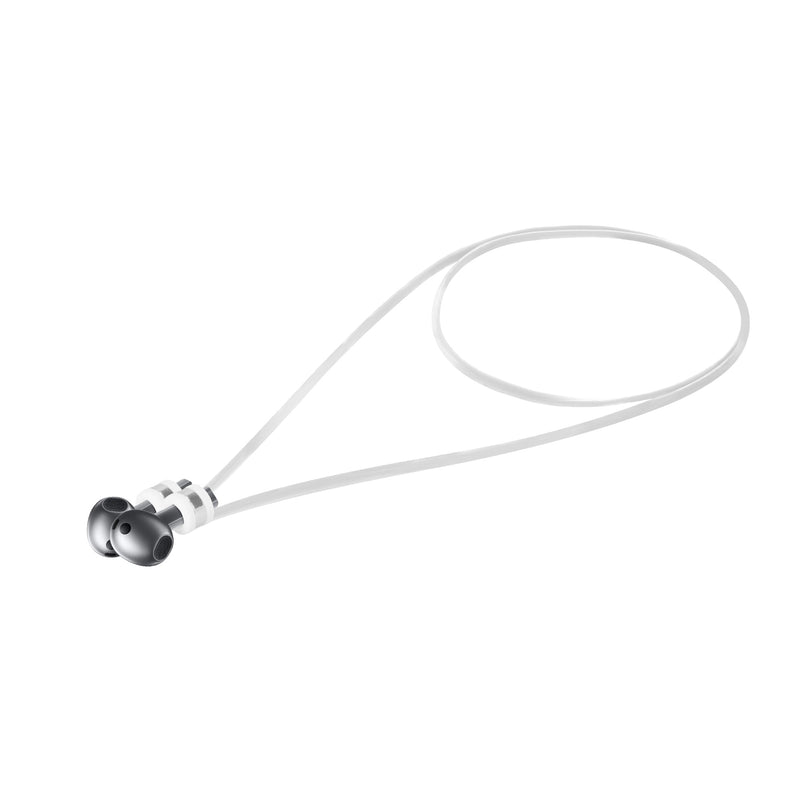 kwmobile Magnetisches Kopfhörer Halteband für Samsung Galaxy Buds 3 / Soundcore P20i / Wave Beam / Fun Air Pro 4 Zubehör - Headphones Anti Lost Gurt zum Joggen - 80cm Kopfhörer Halterung - Weiß Weiß  