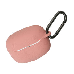 JBL Tune Beam 2 Case Dusty Pink Flowers with Carabiner