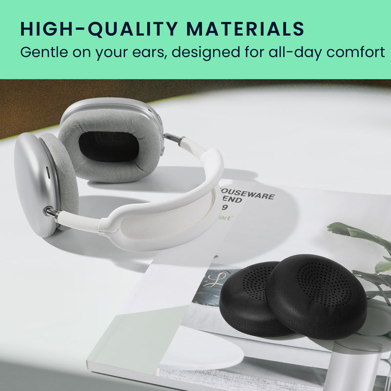 kwmobile Ohr Polster für Logitech Zone 900 / Zone Wireless Plus Ohrpolster Ersatz Ohrpolster Kopfhörer Ersatzteile Kopfhörer Ersatzpolster für Over Ear Headphones